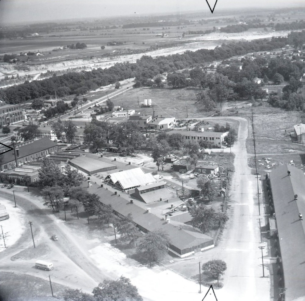 Aerial Photographs of Piqua c. 1946 Piqua Public Library